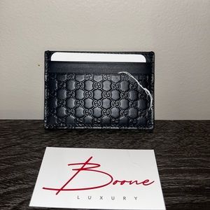 COPY - Brand New Gucci Guccisima Black Cardholder